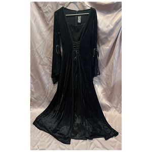RARE VINTAGE 90’s  LIP SERVICE GOTHIC RENAISSANCE DRESS SIZE LARGE